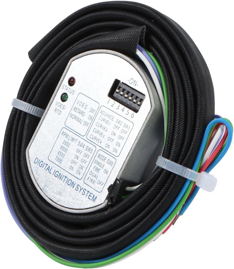 Kessocco Motorcycle Ignition Module High Performance 53-644 Programmable Single Fire Electronic Ignition Module - Image 3